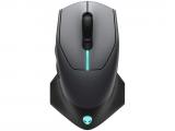 Цена за Alienware 610M Wired / Wireless Gaming Mouse - Dark Side of the Moon - USB