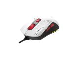 Xtrike Me Gaming Mouse GM-316W - 7200dpi, Detachable covers, White USB оптична снимка №4