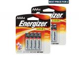 Описание и цена на Батерии и зарядни Energizer 4+4 Alcaline MAX Batteries AAA 1.5V 