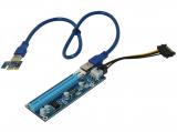 Makki Mining Riser PCI Express 1x to 16x - 270uf - MAKKI-SR135-270 снимка №2