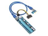 Видео карта в промоция Estillo Riser Card 6 Pin Converter, PCI-E x 1 to PCI-E x16, USB 3.0 Промоция ( специална цена ) на видеокарта Estillo Riser Card 6 Pin Converter, PCI-E x 1 to PCI-E x16, USB 3.0