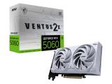 Описание и цена на видео MSI GeForce RTX 5060 8G VENTUS 2X OC WHITE nVidia