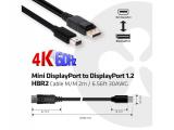 Club 3D Mini DisplayPort to DisplayPort 1.2 M/M 2m/6.56ft снимка №3
