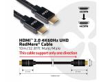 Club 3D HDMI 2.0 4K60Hz RedMere cable 10m/32.81ft снимка №4