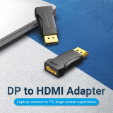 Vention Vention адаптер Adapter DisplayPort DP M / HDMI F Gold plated - HBOB0 HBOB0 NEW снимка №3