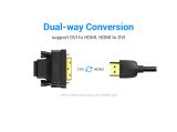Vention Adapter DVI M / HDMI F Gold plated - ECDB0 снимка №2