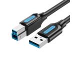 Описание и цена на Vention Кабел USB 3.0 AM / BM - 0.5M Black - COOBD