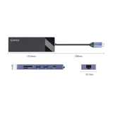 Orico Orico докинг станция Docking Station Type-C - DM-10P-BK-BP - HDMI, USB-C, USB-A x 4, PD100W x 1, LAN (1Gbps), SD/TF DM-10P-BK-BP NEW снимка №3