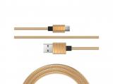 Описание и цена на iWALK METALLIC charge&Sync cabel - златист