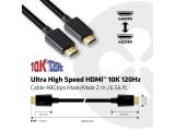 Club 3D Ultra High Speed HDMI Cable 10K 120Hz 48Gbps M/M 2 m снимка №4