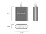 Orico Adapter - USB 3.1 Type C to VGA F, silver снимка №4