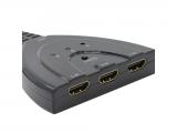 VCom селектор HDMI Selector cable 3x1 - DD433-C, 0.5m   снимка №2