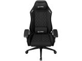 LORGAR CHA41, Ergonomic Gaming Chair Advanced, premium anti-stain fabric, Black/white, LRG-CHA41-BK-WH снимка №2