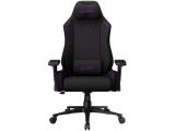 Описание и цена на LORGAR CHA41, Ergonomic Gaming Chair Advanced, premium anti-stain fabric, Black/purple, LRG-CHA41-BK-PR