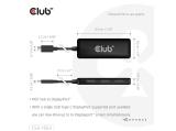 Club 3D CSV-1553 USB‑C to Triple DisplayPort MST Hub 4K60Hz снимка №2 Club 3D CSV-1553 USB‑C to Triple DisplayPort MST Hub 4K60Hz снимка №2