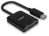 Lindy DisplayPort to 2 Port HDMI MST Hub, 38433 снимка №3 Lindy DisplayPort to 2 Port HDMI MST Hub, 38433 снимка №3