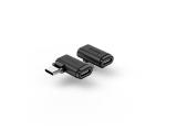Hama Адаптер 90C USB-C, USB 3.2 Gen2, 10 Gbit/s, 5 A, 240 W, комплект от 2 снимка №2