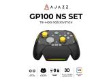 Ajazz Gamepad Set GP100 NS - Hall Effect, 1000Hz, Wireless, Bluetooth, 1000Hz - Black, Gray, Yellow AJ-GP100-NS-SET-BK снимка №3 Ajazz Gamepad Set GP100 NS - Hall Effect, 1000Hz, Wireless, Bluetooth, 1000Hz - Black, Gray, Yellow AJ-GP100-NS-SET-BK снимка №3