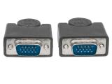 Manhattan SVGA Cable HD15 St/St 1.8m black, 311731 снимка №3 Manhattan SVGA Cable HD15 St/St 1.8m black, 311731 снимка №3