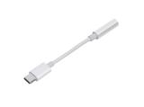 Makki Adapter Type-C M to 3.5mm audio jack 4P F, White снимка №2