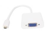 Описание и цена на VCom Adapter Mini HDMI CM to VGA F White CG592-0.15m