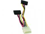  кабели: VCom SATA Power 2x - CE352-0.15m