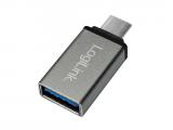 LogiLink USB-C adapter to USB 3.0 female, silver, AU0042 снимка №2