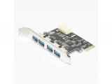 Описание и цена на Makki PCI-E card 4 x USB3.0 port MAKKI-PCIE-4XUSB30-V1