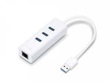 Описание и цена на TP-Link UE330 USB 3.0 3-Port Hub & Gigabit Ethernet 