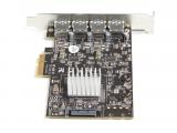StarTech 4-Port USB PCIe Card - 10Gbps USB 3.1/3.2 Gen 2 Type-A PCI Express Expansion Card with 2 Controllers снимка №3