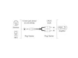 HAMA Audio Cable, 3.5 mm Jack Plug - 2 RCA Plugs, Stereo, 1.5 m снимка №3 HAMA Audio Cable, 3.5 mm Jack Plug - 2 RCA Plugs, Stereo, 1.5 m снимка №3