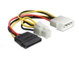 Описание и цена на DeLock Molex to SATA + P4 Power cable 15 cm, DELOCK-60127