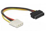 Описание и цена на DeLock SATA to Molex Power cable 20cm, DELOCK-60136