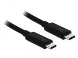 Описание и цена на DeLock Thunderbolt 3 (20 Gb/s) USB-C, мъжко - мъжко, 2м, 3A, Черен