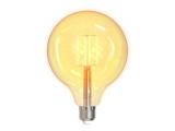  електрически крушки: Deltaco SMART HOME LED filament lamp, E27, WiFI 2.4GHz, 5.5W, 470lm, dimmable