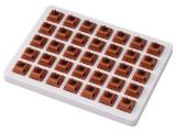 Описание и цена на Keychron Cap Golden Brown Switch Set, 35 броя
