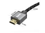 HAMA Ultra High Speed HDMI Cable, Plug - Plug, 8K, Metal, Ethernet, 3.0 m снимка №3