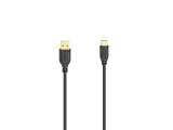 Описание и цена на HAMA Flexi-Slim Charging/Data Cable, USB Type-C - USB 2.0, 0.75 m, black