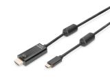 Digitus USB-C to HDMI Adapter Cable 2m, AK-300330-020-S кабели видео USB-C / HDMI Цена и описание.