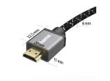 HAMA Ultra High Speed HDMI Cable, Plug - Plug, 8K, Metal, Ethernet, 2 m снимка №2