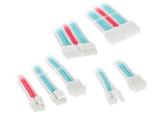 Kolink Core Adept Braided Cable Extension Kit, Brilliant White/Neon Blue/Pure Pink снимка №2 Kolink Core Adept Braided Cable Extension Kit, Brilliant White/Neon Blue/Pure Pink снимка №2