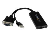  адаптери: StarTech VGA to HDMI Adapter with USB Audio & Power - 1080p
