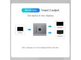 Vention HDMI 2.0 Switcher/Splitter 2-Port Bi-Direction - Silver Aluminium - AFUH0 снимка №4