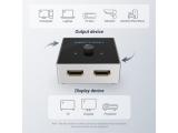 Vention HDMI 2.0 Switcher/Splitter 2-Port Bi-Direction - Grey Aluminium - AFLH0 снимка №6