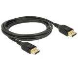 Описание и цена на DeLock Кабел DisplayPort мъжко - DisplayPort мъжко, 2м, 8K 60Hz, Черен