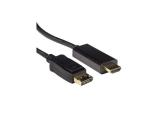  кабели: ACT Cable AK3991, DisplayPort male - HDMI-A male, 3 m, Black