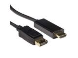 Описание и цена на ACT Cable AK3992, DisplayPort male - HDMI-A male, 5 m, Black