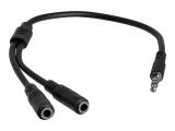 Описание и цена на StarTech 3.5mm Jack (M) to 2x 3.5mm Jack (F) Audio Splitter, MUYHSMFF