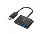 адаптери: HAMA DisplayPort to HDMI and VGA Video Adapter, HAMA-200334 адаптери: HAMA DisplayPort to HDMI and VGA Video Adapter, HAMA-200334