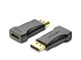 Описание и цена на Vention Adapter DisplayPort M / HDMI F - 4K, Black - HBPB0